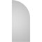 Ekena Millwork Quarter Round Top Left Surface Mount PVC Gable Vent w/ 2"W x 2"P Brickmould Sill Frame, 14"W x 32"H GVPQL14X3203SN - alternate 2